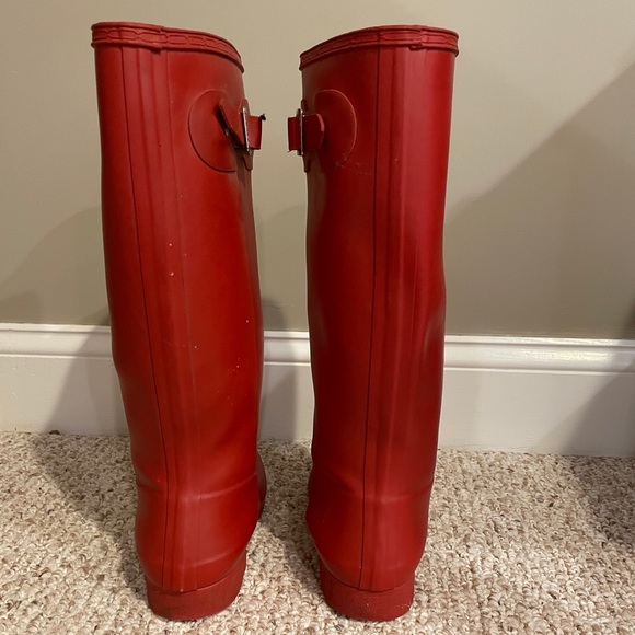 Red Hunter Boots - Picture 3 of 5